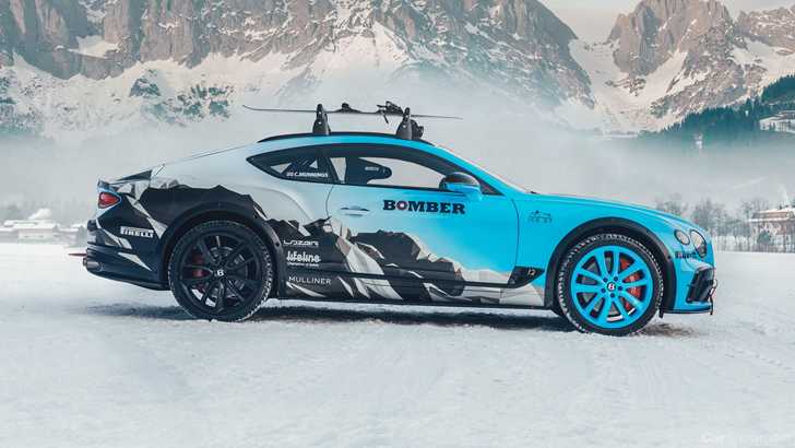 Bentley Continental GT Goes Ice Racing In Austria