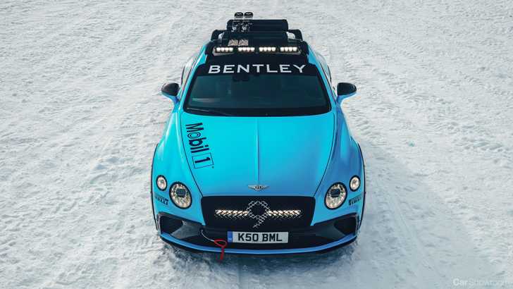 Bentley Continental GT Goes Ice Racing In Austria