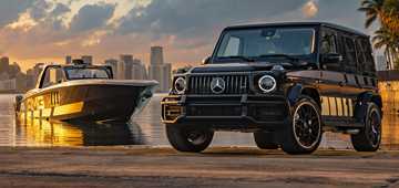 Mercedes-AMG Shows Off 2,013kW Boat And Matching G 63 In Miami