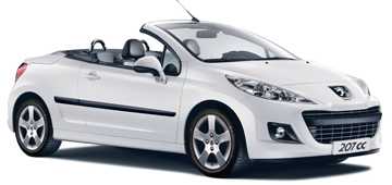 2012 PEUGEOT 207 2D CABRIOLET